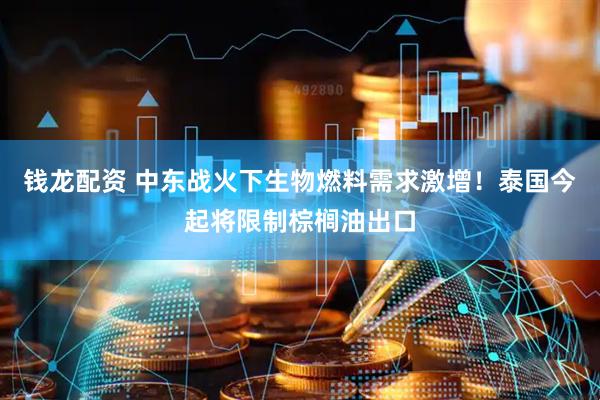 钱龙配资 中东战火下生物燃料需求激增!泰国今起将限制棕榈油出口