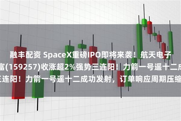 融丰配资 SpaceX重磅IPO即将来袭！航天电子涨超5%，航空ETF汇添富(159257)收涨超2%强势三连阳！力箭一号遥十二成功发射，订单响应周期压缩至6个月