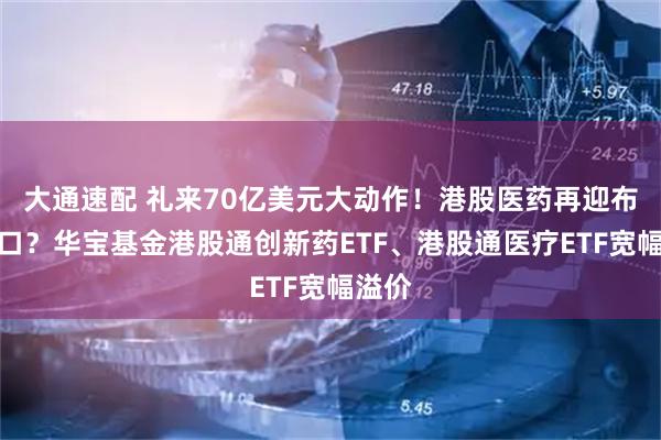 大通速配 礼来70亿美元大动作！港股医药再迎布局窗口？华宝基金港股通创新药ETF、港股通医疗ETF宽幅溢价